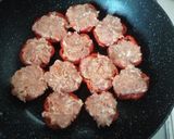 パプリカの肉詰め作り方5写真