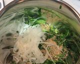 あっという間♪豆苗+帆立のナムル風サラダ作り方4写真
