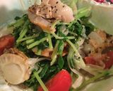 あっという間♪豆苗+帆立のナムル風サラダ作り方6写真