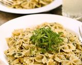 大葉ジェノベーゼソースのパスタ作り方3写真