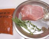 簡単「豚肉のトマト煮」作り方1写真