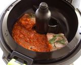 簡単「豚肉のトマト煮」作り方3写真
