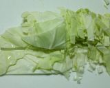 ちりめん山椒とキャベツのペペロンチーノ作り方1写真