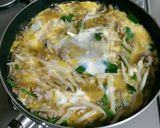 簡単～豚ひき肉のニラ玉丼♪作り方8写真
