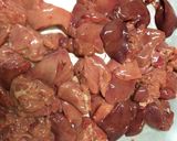 ご飯がすすむ〜!トリの肝煮作り方1写真