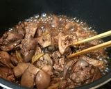 ご飯がすすむ〜!トリの肝煮作り方7写真