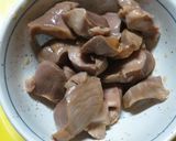 砂肝のラー油マヨ和え作り方3写真