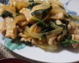豚肉とほうれん草と舞茸のオイスター炒め♪作り方8写真