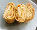 香ばしい♪簡単！鮭ごま入り卵焼き作り方3写真