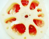 鶏ミンチとプチトマトde蓮根の挟み揚げ作り方6写真