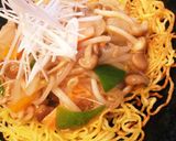 ☆秋鮭の具沢山塩あんかけかた焼きそば作り方13写真