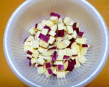 朝食&ランチに♪黒ごまさつまいも★塩パン作り方1写真