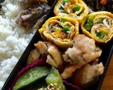 彩り具材のくるくる卵巻き〜お弁当にも〜作り方11写真