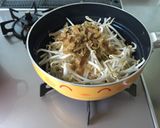 もやしと搾菜のピリ辛煮。おつまみ、お弁当作り方2写真