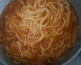 モッツァレラとミートのスパゲッティ作り方3写真