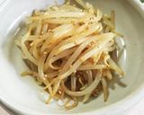 もやしと搾菜のピリ辛煮。おつまみ、お弁当作り方7写真