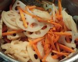 ラクラク定番の味♪蓮根と人参のきんぴら作り方1写真