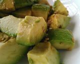 ご飯にあうシンプルアボカドわさび醤油漬け作り方3写真