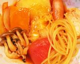 トマト鍋にそのままINのワンポットパスタ作り方4写真