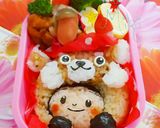 レッサーパンダかぶりガールのお弁当作り方4写真