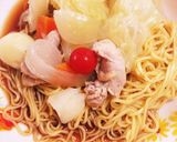 ポトフのせ☆ラ王冷やし中華のランチ作り方6写真