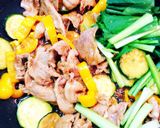☆簡単☆ズッキーニと豚の味噌炒め作り方5写真