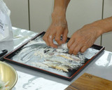 栗原産岩魚と野菜のかき揚げ丼カレー風味作り方2写真