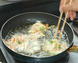 栗原産岩魚と野菜のかき揚げ丼カレー風味作り方7写真