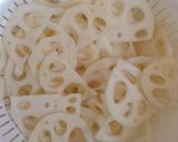 簡単シンプル れんこん炒め作り方1写真