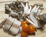 キノコのバーニャカウダパスタ作り方5写真