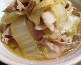 白菜と豚バラのあっさり煮物作り方5写真