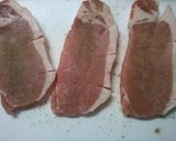 簡単！豚ロース肉の照り焼きマヨネーズ焼き作り方2写真