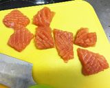 ちょっと見た目お洒落な海鮮親子丼作り方3写真