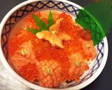 ちょっと見た目お洒落な海鮮親子丼作り方6写真