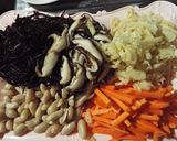 切干大根とひじきの煮物（落花生入り）作り方1写真