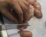鶏白子炙りポン酢作り方2写真