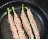 アスパラのつくね巻き作り方4写真