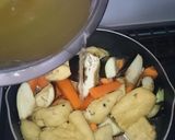茄子、人参と厚揚げの煮物作り方8写真