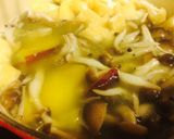 ♡秋の味覚⁑茸と薩摩芋の美味な味噌汁♬作り方2写真