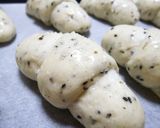 朝食&ランチに♪黒ごまさつまいも★塩パン作り方22写真