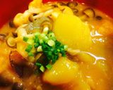 ♡秋の味覚⁑茸と薩摩芋の美味な味噌汁♬作り方4写真