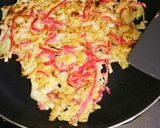 紅生姜とキャベツのお好み焼き作り方4写真