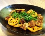 簡単★レンコンと豚肉の甘辛炒め作り方8写真