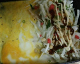 卵焼き器で作る☆粉なしお好み焼き風作り方6写真
