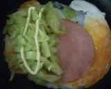 ハムエッグでキャベツ(カレー 味)包み作り方6写真