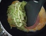 ハムエッグでキャベツ(カレー 味)包み作り方7写真