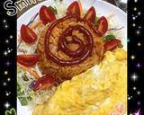 笑顔のオムライス！ふわふわヨーグルト玉子作り方6写真