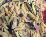 ワンポットパスタ☆トマトソースのペンネ♫作り方8写真