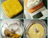 ヘルシーなベイクド南瓜チーズケーキ作り方3写真