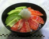 炙りサーモンとアボカドの丼作り方5写真